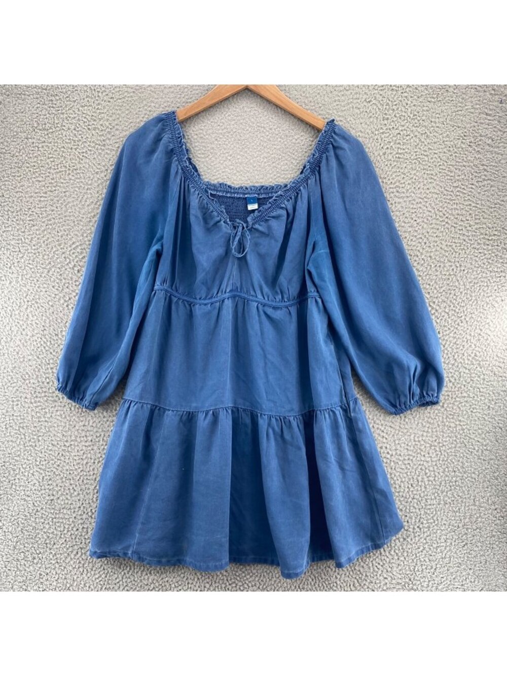 Old Navy Blue Tiered Mini Dress